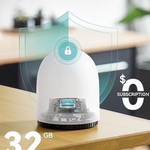 WUUK Wireless Doorbell Camera, 2K – Absolutely No Monthly Fee Video Doorbell w/Human & Motion Detection, 32GB Storage Homebase, Alexa & Google Compatible, Expandable Security Camera System