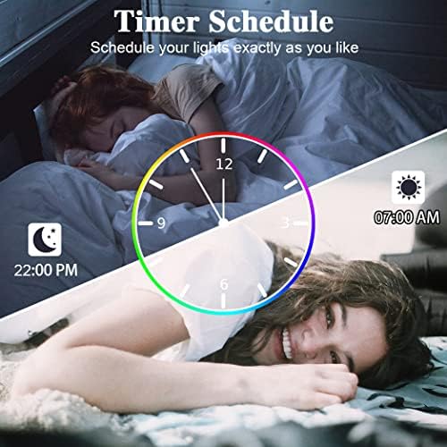 BRIMETI Led Neon Rope Lights, 65ft/20M RGB Neon Led Strip Lights 110-120V Flexible Cuttable Waterproof IP65 Control with App, Music Sync for Indoor Outdoor, with Power Adapter and Remote Control - Image 6