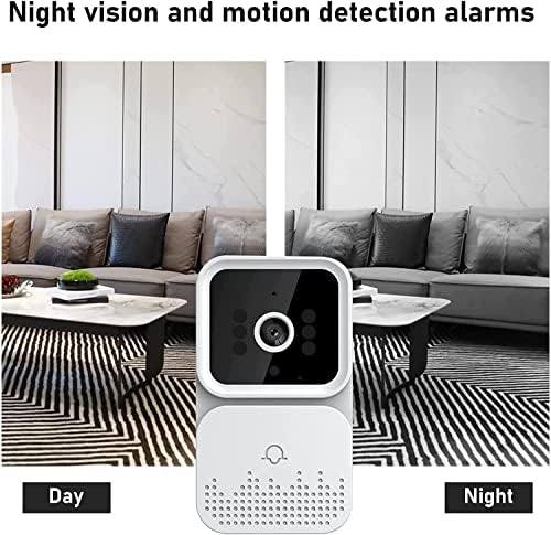 2023 Smart Video Doorbell Camera Doorbell Wireless with Chime Night Vision Cloud Storage for Home Apartment Office Room - Image 4