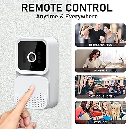 Smart Video Doorbell Wireless with Chime Night Vision, Cloud Storage, for Home Apartment Office Room - Image 2